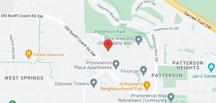 map of 1708 Patterson View SW